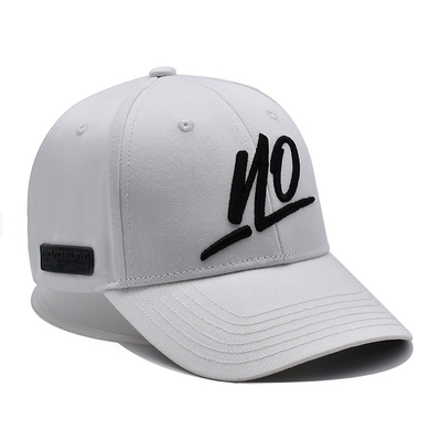 Custom Size Unisex 3D Embroidered Baseball Hat Flat Shape