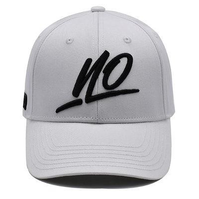 Custom Size Unisex 3D Embroidered Baseball Hat Flat Shape