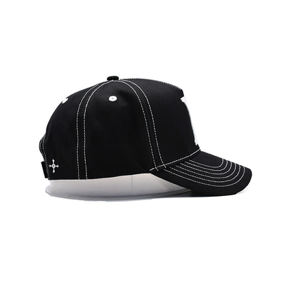 Custom Embroidered Baseball Caps 58-68cm 22.83 - 26.77 Inches Metal Eyelets