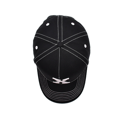 Custom Embroidered Baseball Caps 58-68cm 22.83 - 26.77 Inches Metal Eyelets