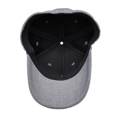 Structured Embroidered Baseball Caps Polyester Nylon Corduory Curved Visor