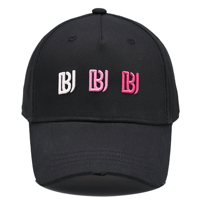 Metal Custom Embroidered Baseball Caps For Any Age Curved Flat