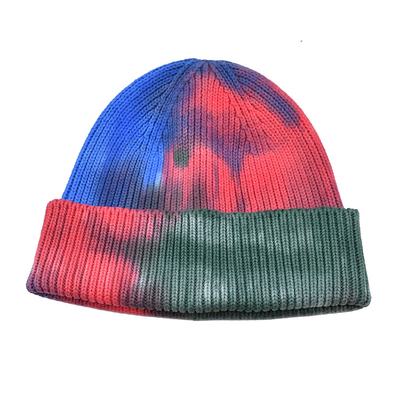 Acrylic Polyester Wool Merino Knit Beanie Hats With Jacquard Pattern