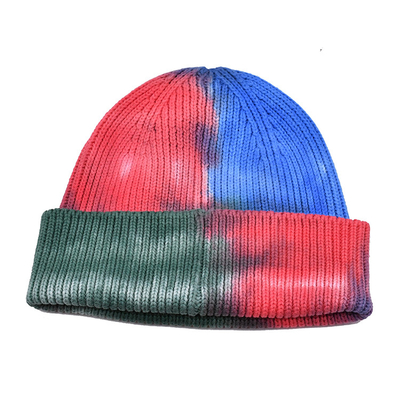 Acrylic Polyester Wool Merino Knit Beanie Hats With Jacquard Pattern