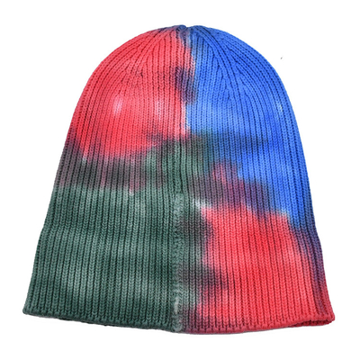 Acrylic Polyester Wool Merino Knit Beanie Hats With Jacquard Pattern