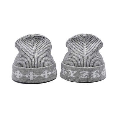 Custom Adults Knit Beanie Hats 58CM Warm And Stylish Winter Accessory