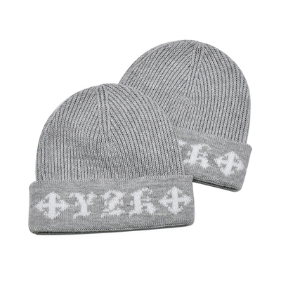 Custom Adults Knit Beanie Hats 58CM Warm And Stylish Winter Accessory