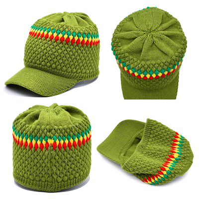 Durable Casual Warm Knit Beanie Hats For Adults Winter