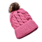 58CM Circumference Knit Beanie Hats Jacquard Stylish Winter Hats For Ladies