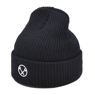 Personalized Custom Knit Beanie Hats Classic Men's Warm Winter Hats