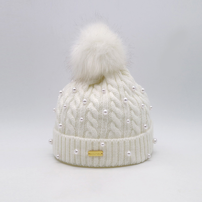 Unisex Custom Winter Beanie Hat Casual Trendy Thick Knitted