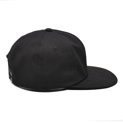 Flat Visor Five-Panel Snapback Cap 6 Eyelets for Ventilation 6 Eyelets