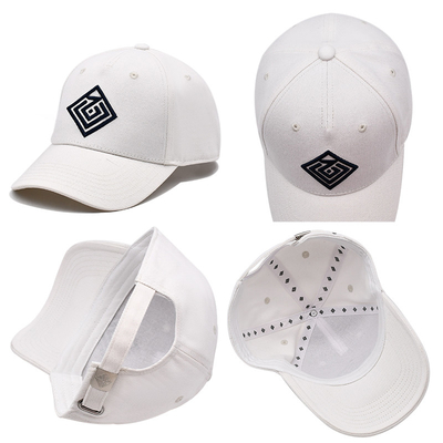 High Profile Crown 6 Panel Baseball Cap with Curved Visor Customized Design