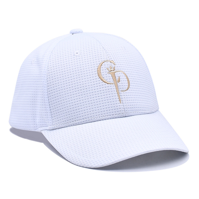 Unstructured 6 Panel Baseball Cap Curved Visor with High Profile Crown