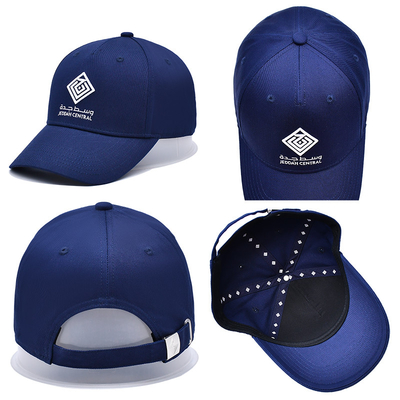 Cotton 6 Panel Baseball Cap with Individual Polybag Packaging