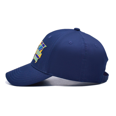 Front Panel Constructed Six-Panel Baseball Cap with Matching Fabric Color Stitching