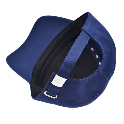 Front Panel Constructed Six-Panel Baseball Cap with Matching Fabric Color Stitching