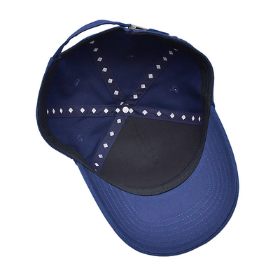Front Panel Constructed Six-Panel Baseball Cap with Matching Fabric Color Stitching