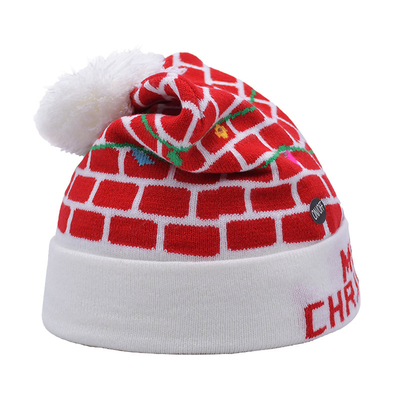 58CM Adults Winter Knit Beanie Hats With Common Fabric Feature