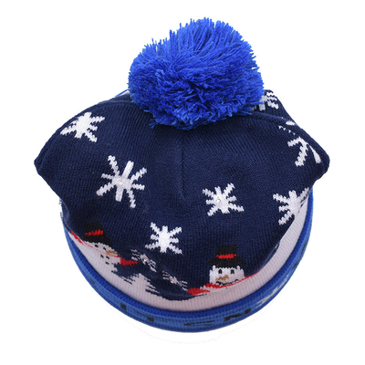 Custom Wool Merino Knit Beanie Hats Casual Occasion For Adults