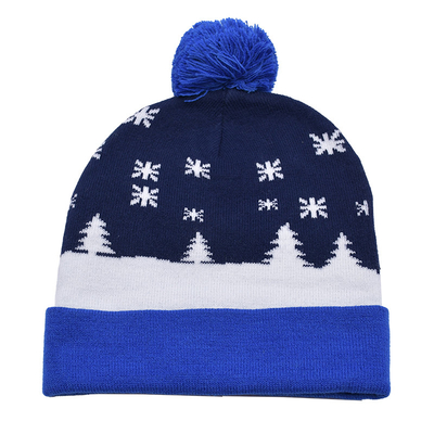 Custom Wool Merino Knit Beanie Hats Casual Occasion For Adults