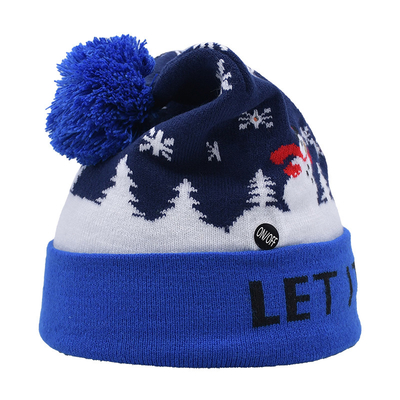 Custom Wool Merino Knit Beanie Hats Casual Occasion For Adults