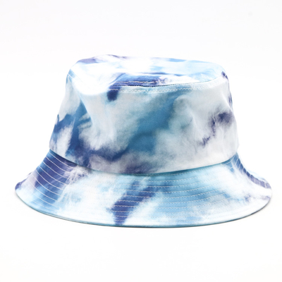 Custom Brim Leisure Fisherman Bucket Hat High Crown