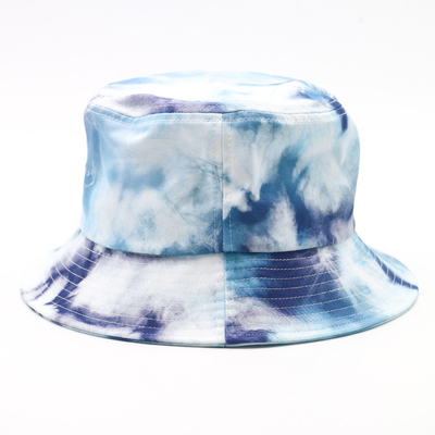 Custom Brim Leisure Fisherman Bucket Hat High Crown