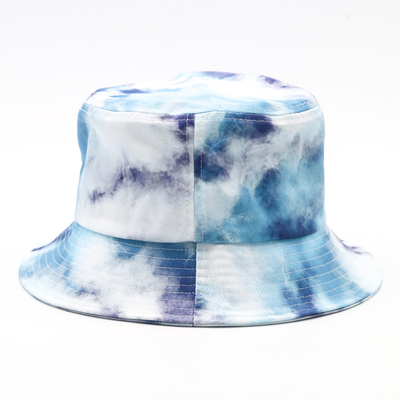 Custom Brim Leisure Fisherman Bucket Hat High Crown