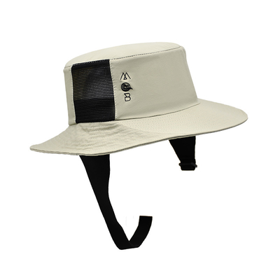 Foldable Big Brim Plain Boonie Hat Cotton Custom Bucket Hats With String