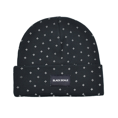 58CM Unisex Knit Beanie Hats Customization Fabric Common Fashion Design