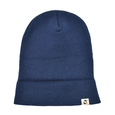 Winter Common Fabric Unisex Knit Beanie 58CM For Any Occasion