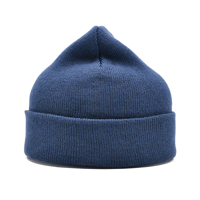 Winter Common Fabric Unisex Knit Beanie 58CM For Any Occasion