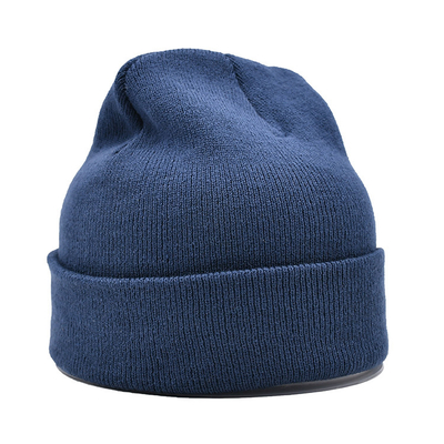 Winter Common Fabric Unisex Knit Beanie 58CM For Any Occasion