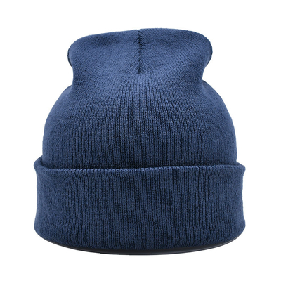 Winter Common Fabric Unisex Knit Beanie 58CM For Any Occasion