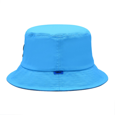 Solid Casual Wide Brim Fisherman Bucket Hat Waterproof 58cm