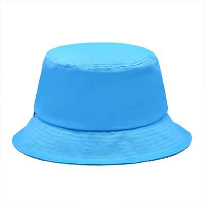 Solid Casual Wide Brim Fisherman Bucket Hat Waterproof 58cm