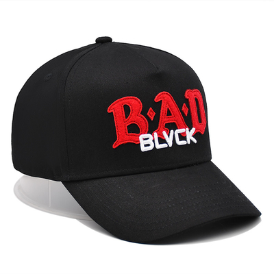 Cotton 6 Panel Embroidered Baseball Caps 26.77 Inches For Unisex