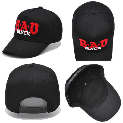 Cotton 6 Panel Embroidered Baseball Caps 26.77 Inches For Unisex