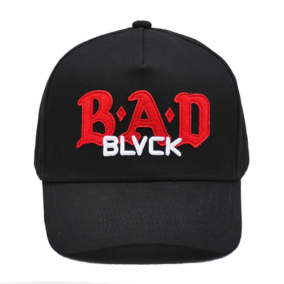 Cotton 6 Panel Embroidered Baseball Caps 26.77 Inches For Unisex