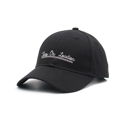 Cotton Sweatband 6 Panel Baseball Cap With Customize Embroidery Logo