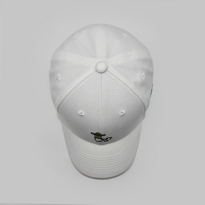 High Performance Six Panel Baseball Cap With Structured Front Panel Adjustable Strap