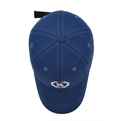 Premium 6 Panel Baseball Cap Cotton Fabric And Flat Embroidery Stitching