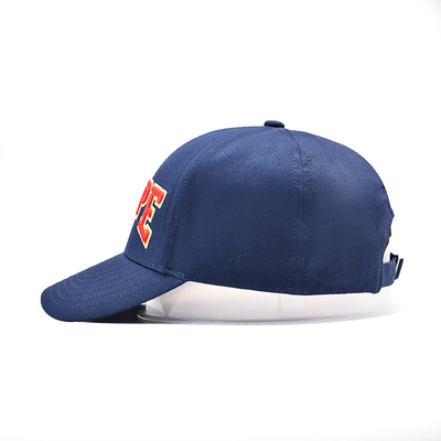 Versatile 6 Panel Baseball Cap With Front Panel Construction With 3D Embroidery Logo