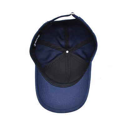 Versatile 6 Panel Baseball Cap With Front Panel Construction With 3D Embroidery Logo