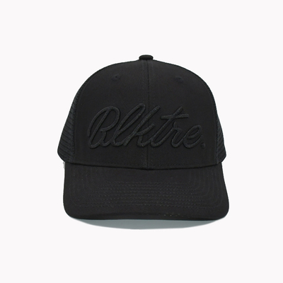 Customize Eyelets 6 Panel Trucker Cap 3D Embroidery