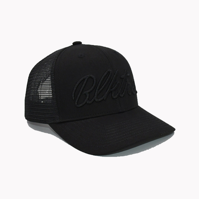 Customize Eyelets 6 Panel Trucker Cap 3D Embroidery