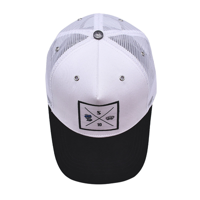 5 Panel Mesh Trucker Cap Hat High Profile Crown Customize Logo