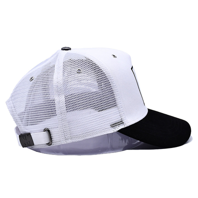 5 Panel Mesh Trucker Cap Hat High Profile Crown Customize Logo