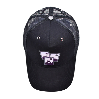Unisex Constructed Cotton Front 6 Panel Trucker Cap High Profile Crown